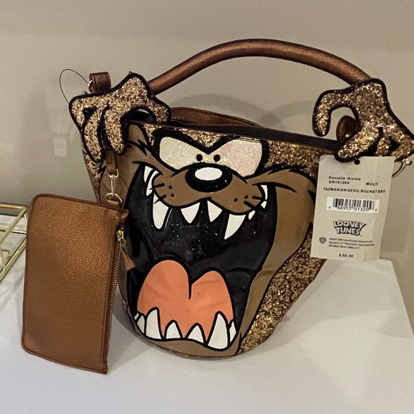 Danielle Nicole Handbags - Tazmanian devil / Taz Danielle Nicole bag NWT Great for universal studios bound!